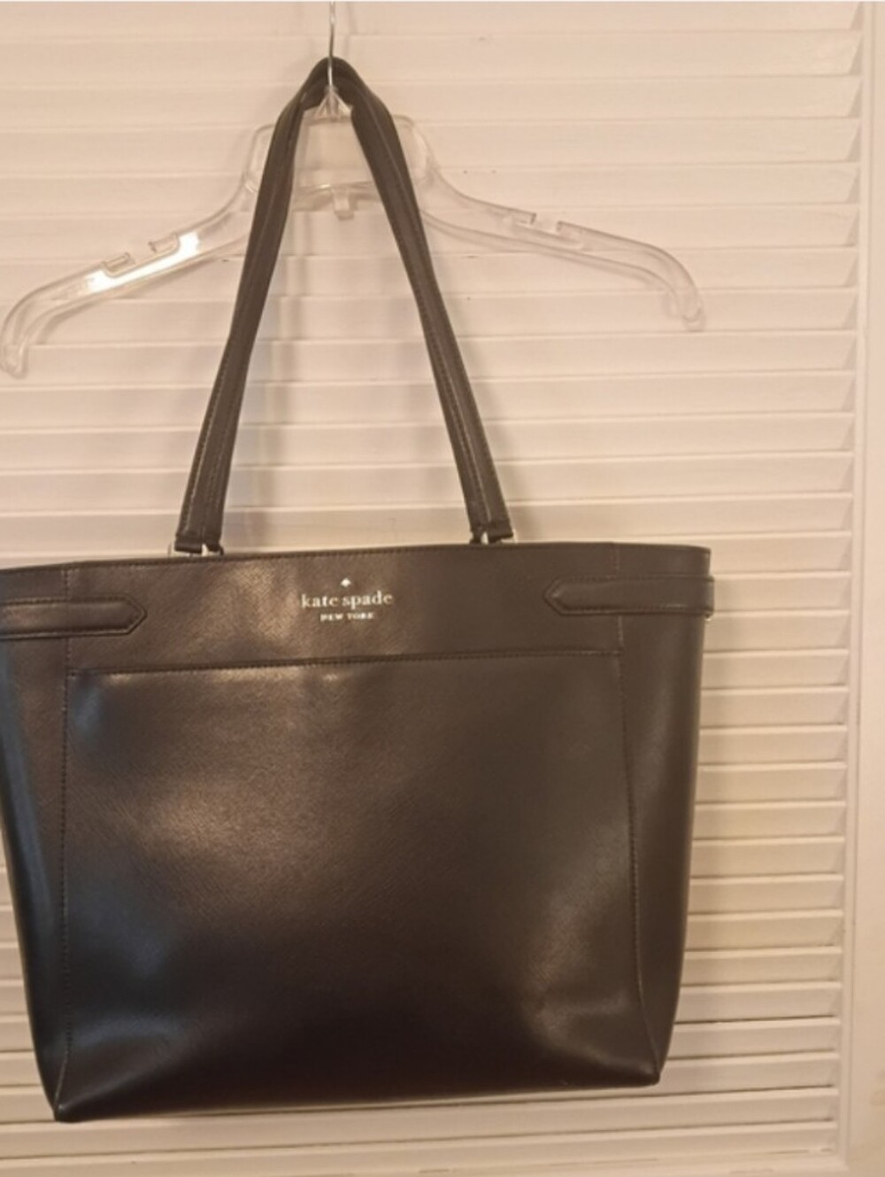kate spade Black Pebbled Leather Tote - Picture 2 of 7